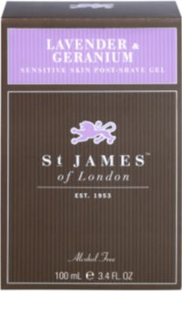 St. James Of London Lavender & Geranium gel after-shave pentru barbati 100 ml