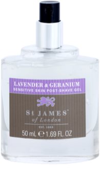St. James Of London Lavender & Geranium gel après-rasage pour homme 50 ml sans boîte format voyage