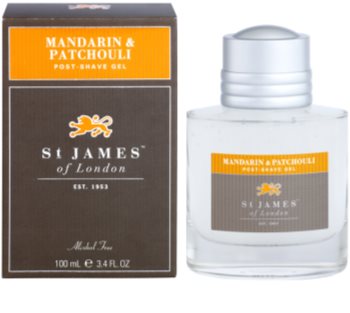 St. James Of London Mandarin & Patchouli After-Shave Gel für Herren 100 ml