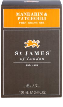 St. James Of London Mandarin & Patchouli After-Shave Gel für Herren 100 ml