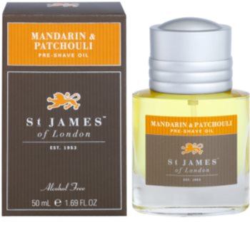 St. James Of London Mandarin & Patchouli Shaving Oil for Men 50 ml