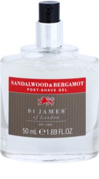 St. James Of London Sandalwood & Bergamot gel post-rasatura per uomo 50 ml senza confezione confezione da viaggio
