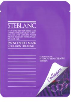 Steblanc Essence Sheet Mask Collagen mascarilla para tensar la piel