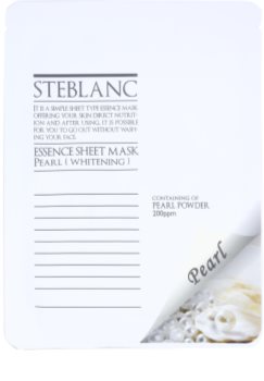Steblanc Essence Sheet Mask Pearl rozjasňující a bělicí pleťová maska