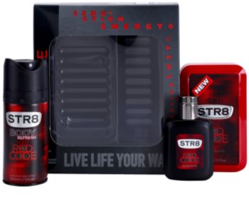 STR8 Red Code ajándékszett II.