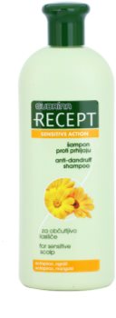 Subrina Professional Recept Sensitive Action champú anticaspa para cuero cabelludo sensible