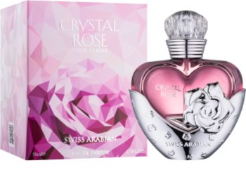 Swiss Arabian Crystal Rose Eau de Parfum for Women 50 ml