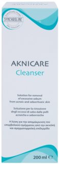 Synchroline Aknicare gel de limpeza para reduzir a produção do sebo em peles acneicas