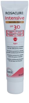 Synchroline Rosacure Intensive тонуюча емульсія для чутливої шкіри зі схильністю до почервоніння SPF 30