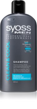 Syoss Men Clean & Cool shampoing pour cheveux normaux à gras