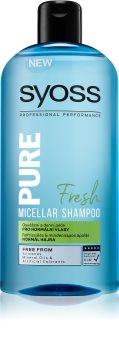 Syoss Pure Fresh osviežujúci micelárny šampón pre normálne vlasy