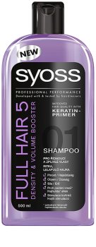 Syoss Full Hair 5 Density & Volume šampon pro řídnoucí a zplihlé vlasy