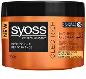Syoss Supreme Selection Oleo Rich vyživující maska na vlasy