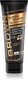 Tannymaxx Brown Super Black Gold Edition Solarium Tanning Cream with Bronzer