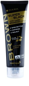 Tannymaxx Brown Super Black Solarium Tanning Cream with Bronzer