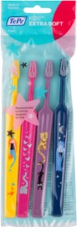 TePe Kids escovas de dentes para crianças extra macia 4 pcs