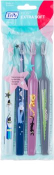 TePe Kids escovas de dentes para crianças extra macia 4 pcs