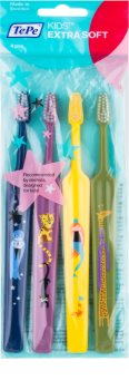 TePe Kids escovas de dentes para crianças extra macia 4 pcs