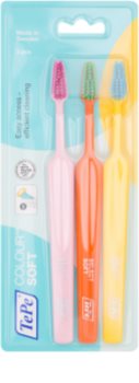TePe Colour Soft οδοντόβουρτσες 3 τεμάχια