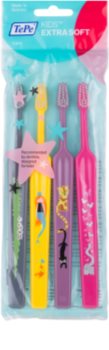 TePe Kids Zahnbürsten für Kinder extra soft 4 Stk.