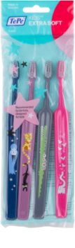 TePe Kids escovas de dentes para crianças extra macia 4 pcs