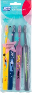 TePe Kids Zahnbürsten für Kinder extra soft 4 Stk.