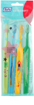 TePe Kids četkice za zube za djecu extra soft 4 kom