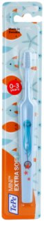 TePe Mini Illustration Kinderzahnbürste mit verkleinertem konischen Bürstenkopf extra soft