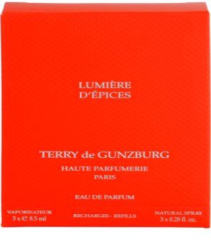 Terry de Gunzburg Lumiere d'Epices Eau de Parfum para mulheres 3 x 8,5 ml (3x recargas com vaporizador)