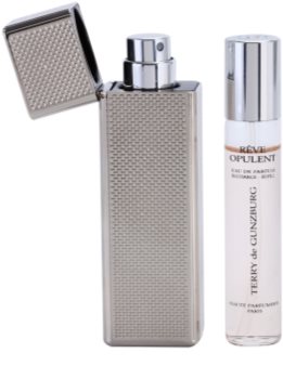 Terry de Gunzburg Reve Opulent parfémovaná voda pro ženy 2 x 8,5 ml (2x náplň s rozprašovačem) + kovové pouzdro