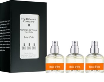 The Different Company Bois d´Iris woda toaletowa dla kobiet 3 x 10 ml (3x uzupełnienie z atomizerem)