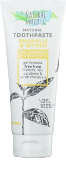 The Natural Family Co. Propolis & Myrrh prirodna zubna pasta za zaštitu zuba i desni