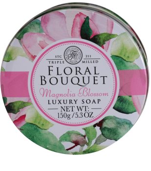 The Somerset Toiletry Co. Floral Bouquet Magnolia Blossom luxuriöse Feinseife