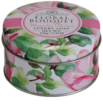 The Somerset Toiletry Co. Floral Bouquet Magnolia Blossom luxuriöse Feinseife
