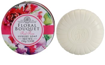 The Somerset Toiletry Co. Floral Bouquet Red Rose luxuriöse Feinseife