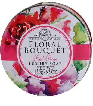 The Somerset Toiletry Co. Floral Bouquet Red Rose luxuriöse Feinseife