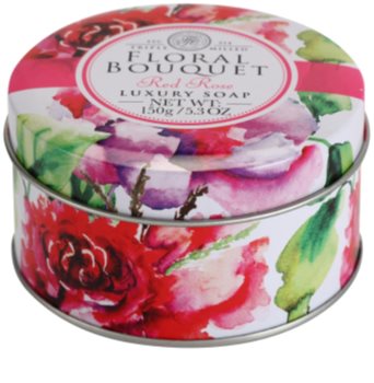 The Somerset Toiletry Co. Floral Bouquet Red Rose luxuriöse Feinseife