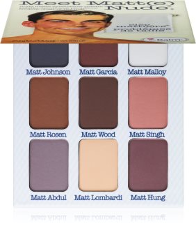 theBalm Meet Matt(e) Nude paleta farduri de ochi