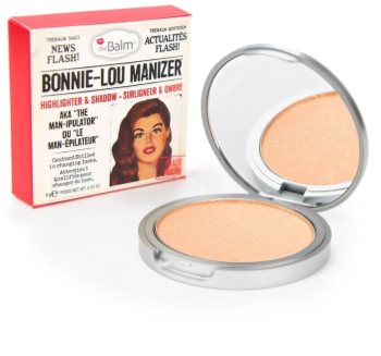 theBalm Bonnie - Lou Manizer corector iluminator, pudra cu efect de stralucire si fard de ochi intr-unul singur