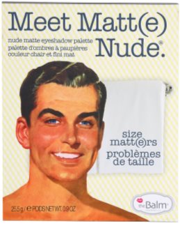 theBalm Meet Matt(e) Nude paleta farduri de ochi