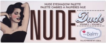 theBalm Nude Dude Palette mit Lidschatten mit Pinselchen