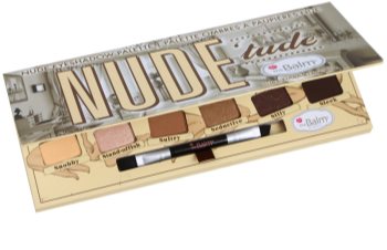 theBalm Nude Tude palette de fards à paupières avec pinceau