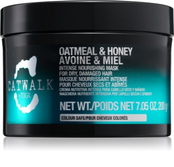 TIGI Catwalk Oatmeal & Honey máscara intensiva nutritiva para cabelo seco a danificado