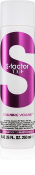 TIGI S-Factor Stunning Volume shampoo per capelli fini e mosci