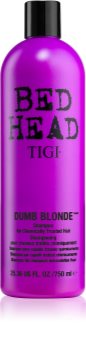 TIGI Bed Head Dumb Blonde šampon pro chemicky ošetřené vlasy
