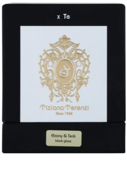 Tiziana Terenzi Ebony & Teck vela perfumada pequeño con tapa