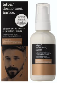 Tołpa Dermo Men Barber baume-gel adoucissant pour les hommes portant la barbe