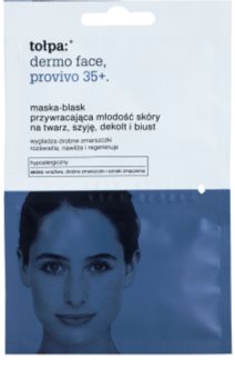 Tołpa Dermo Face Provivo 35+ mascarilla rejuvenecedora para rostro, cuello, escote y busto
