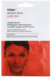Tołpa Dermo Face Relift 45+ mascarilla iluminadora con efecto lifting