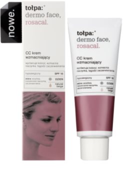 Tołpa Dermo Face Rosacal creme CC para peles com tendência à vermelhidão SPF 10